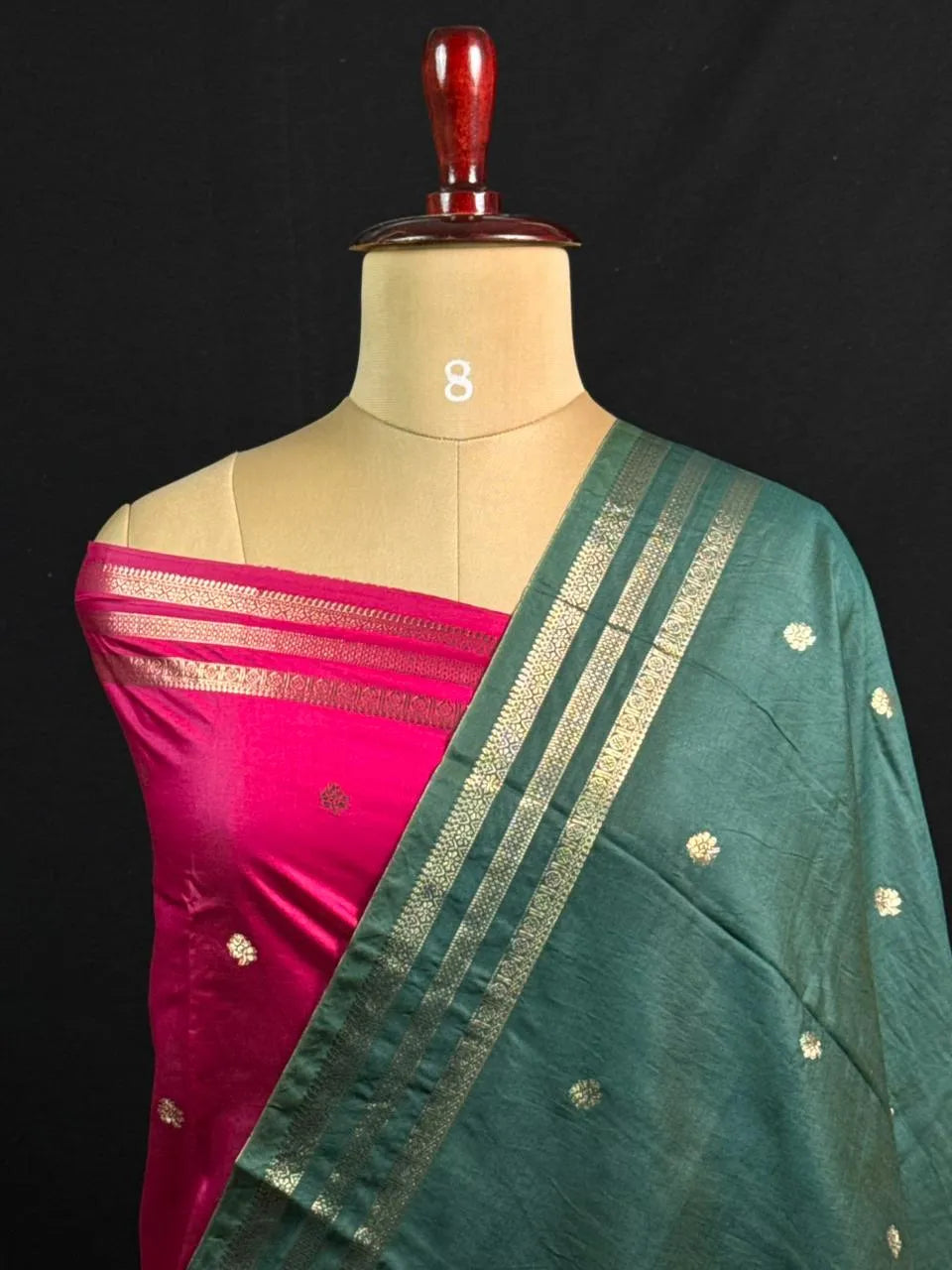Premium Musk Tone Self Saree