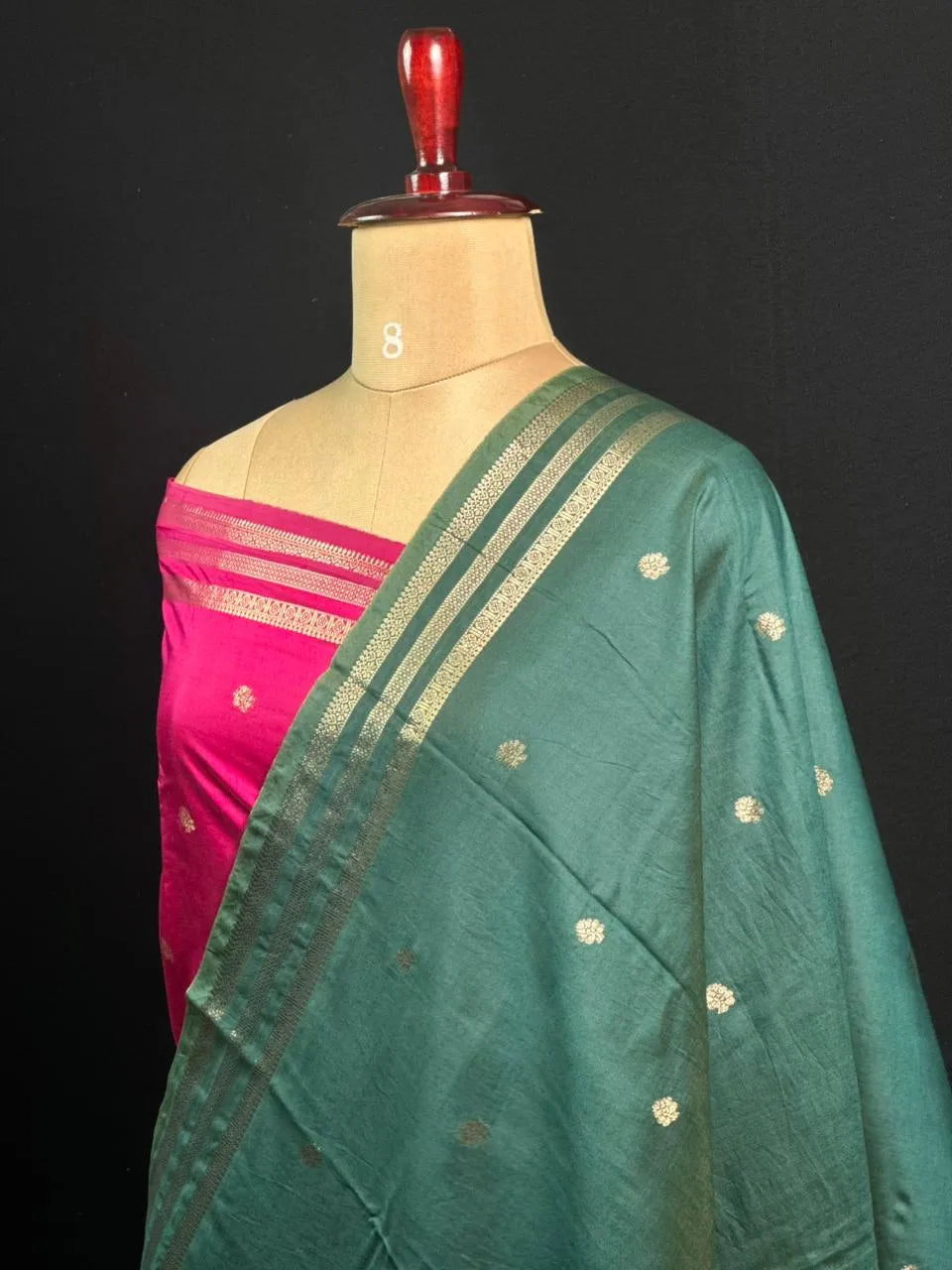 Premium Musk Tone Self Saree