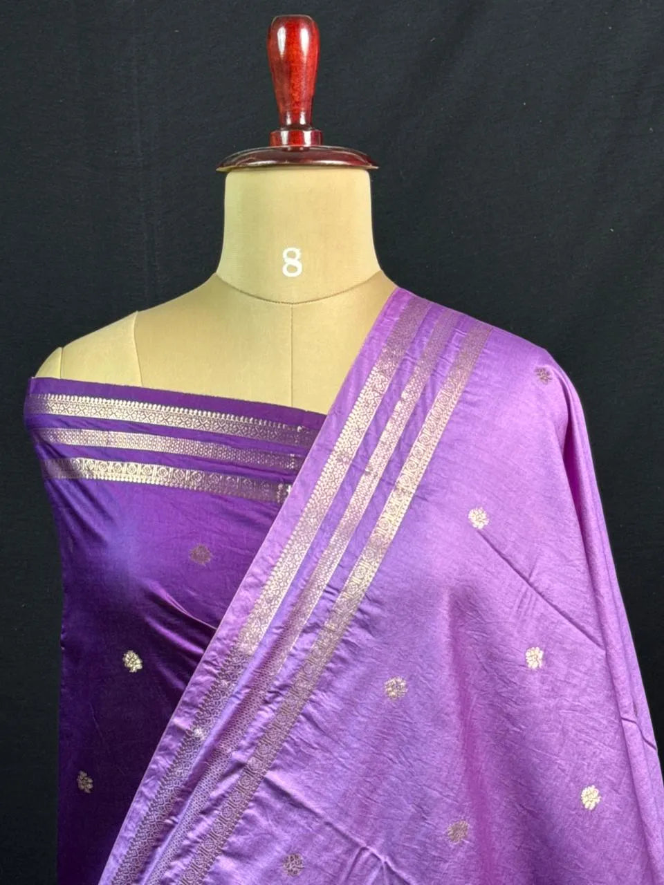 Premium Musk Tone Self Saree