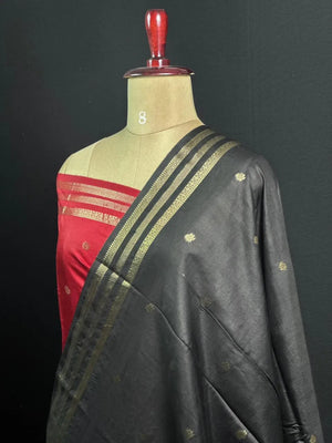Premium Musk Tone Self Saree