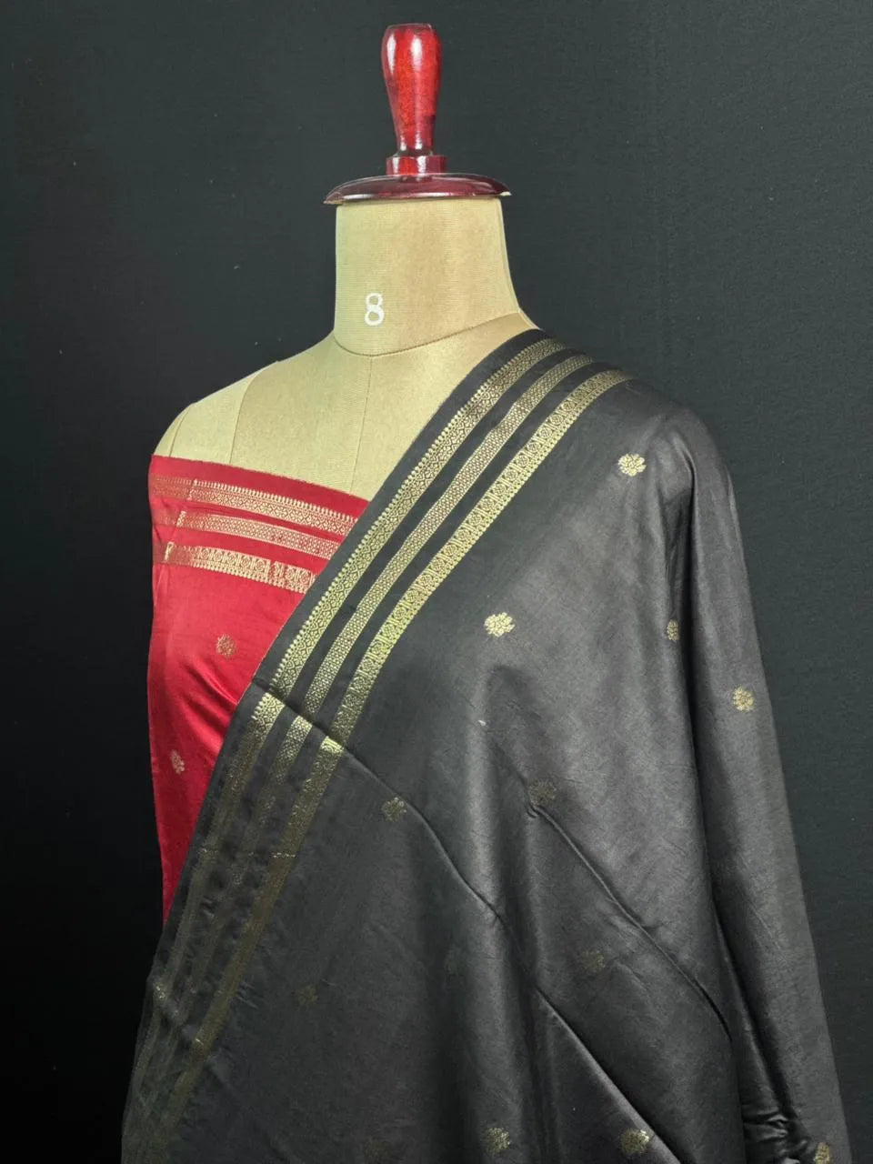 Premium Musk Tone Self Saree