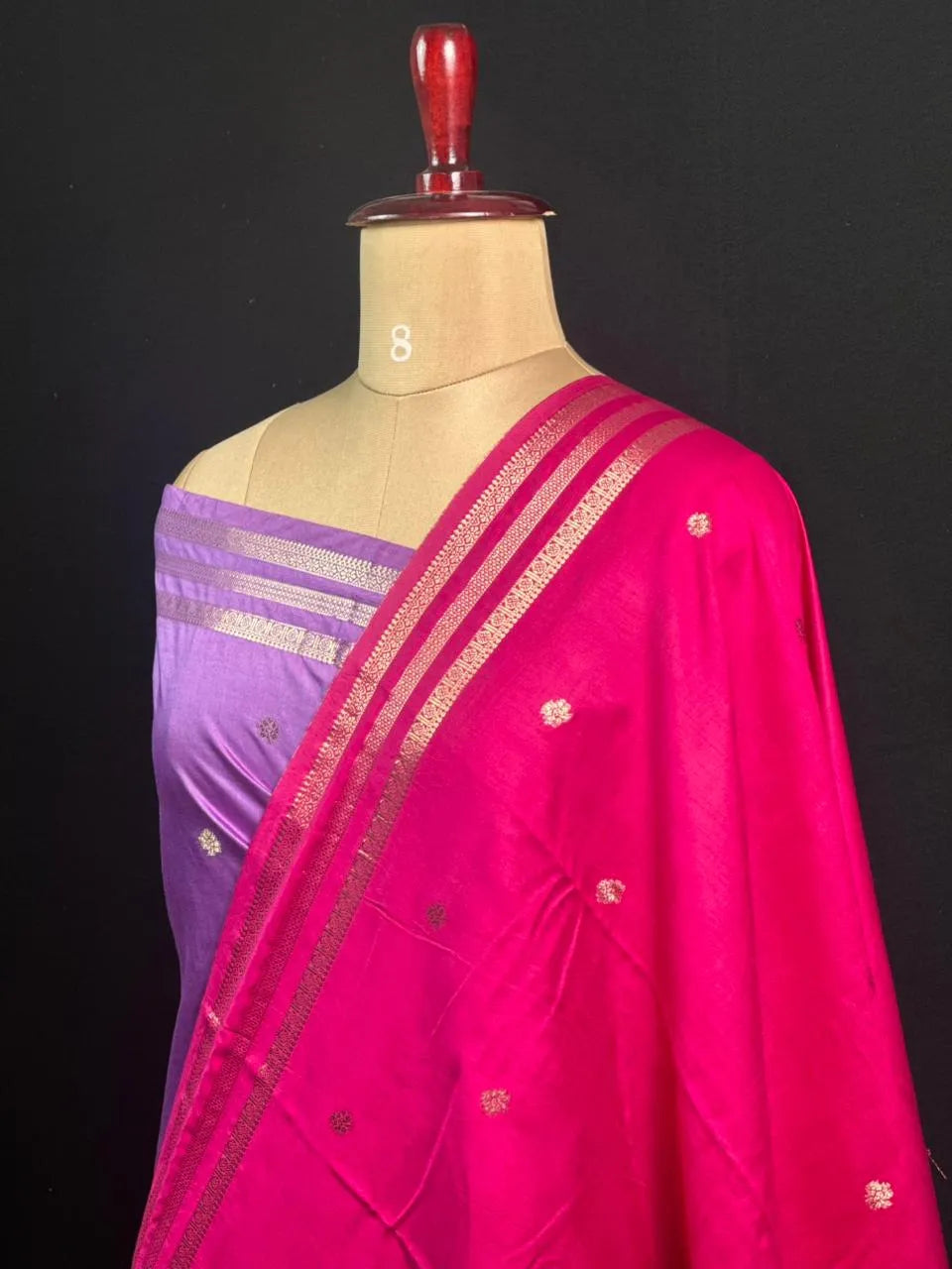 Premium Musk Tone Self Saree