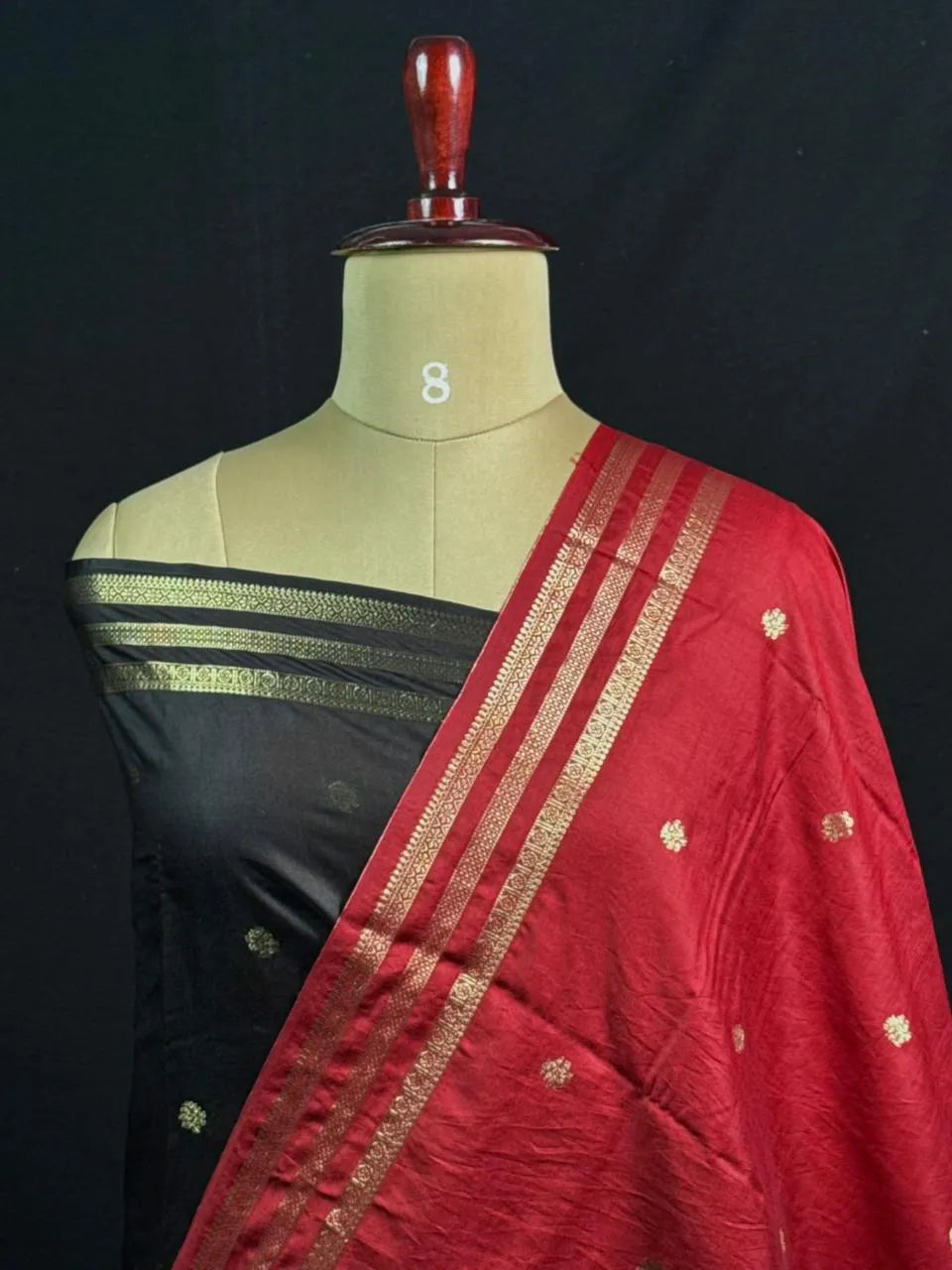 Premium Musk Tone Self Saree