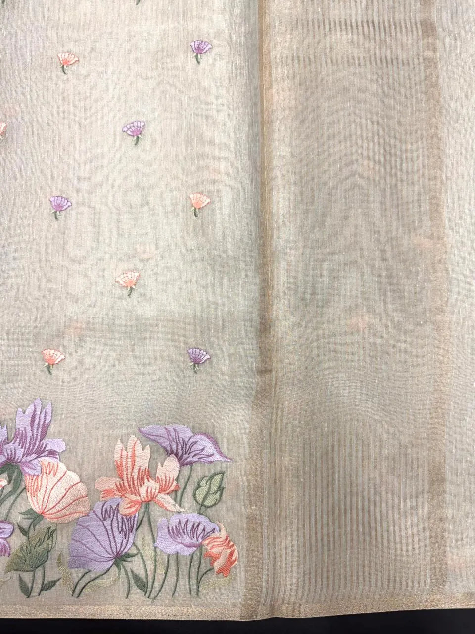 Graceful Semi Tissue Organza Saree for Party & Occasion Wear