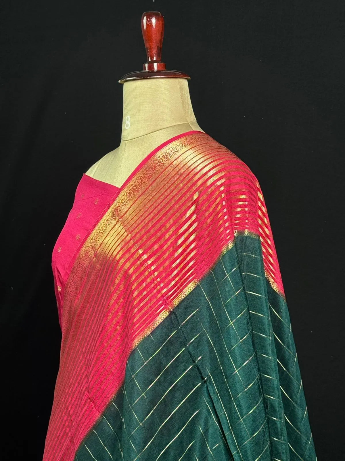 Crepe Silk Saree – Drape Exclusive