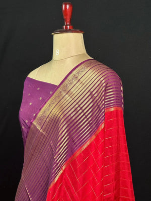 Crepe Silk Saree – Drape Exclusive