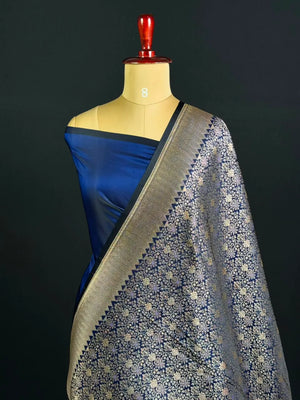 ST Antique Brocade Semi Katan Silk Saree