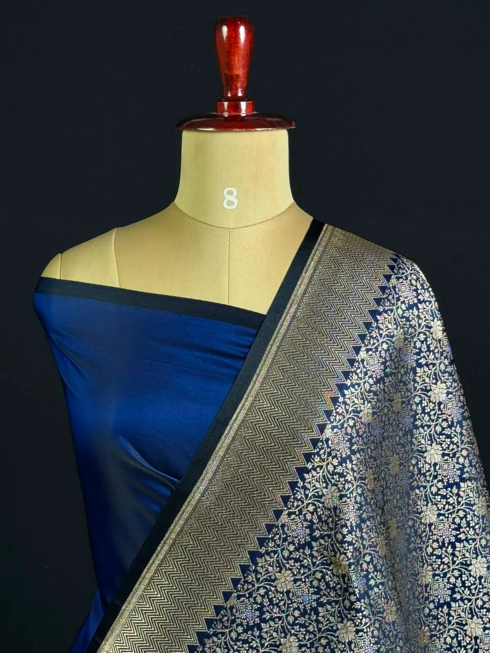 ST Antique Brocade Semi Katan Silk Saree