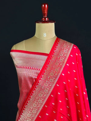 ST Antique Brocade Semi Katan Silk Saree 