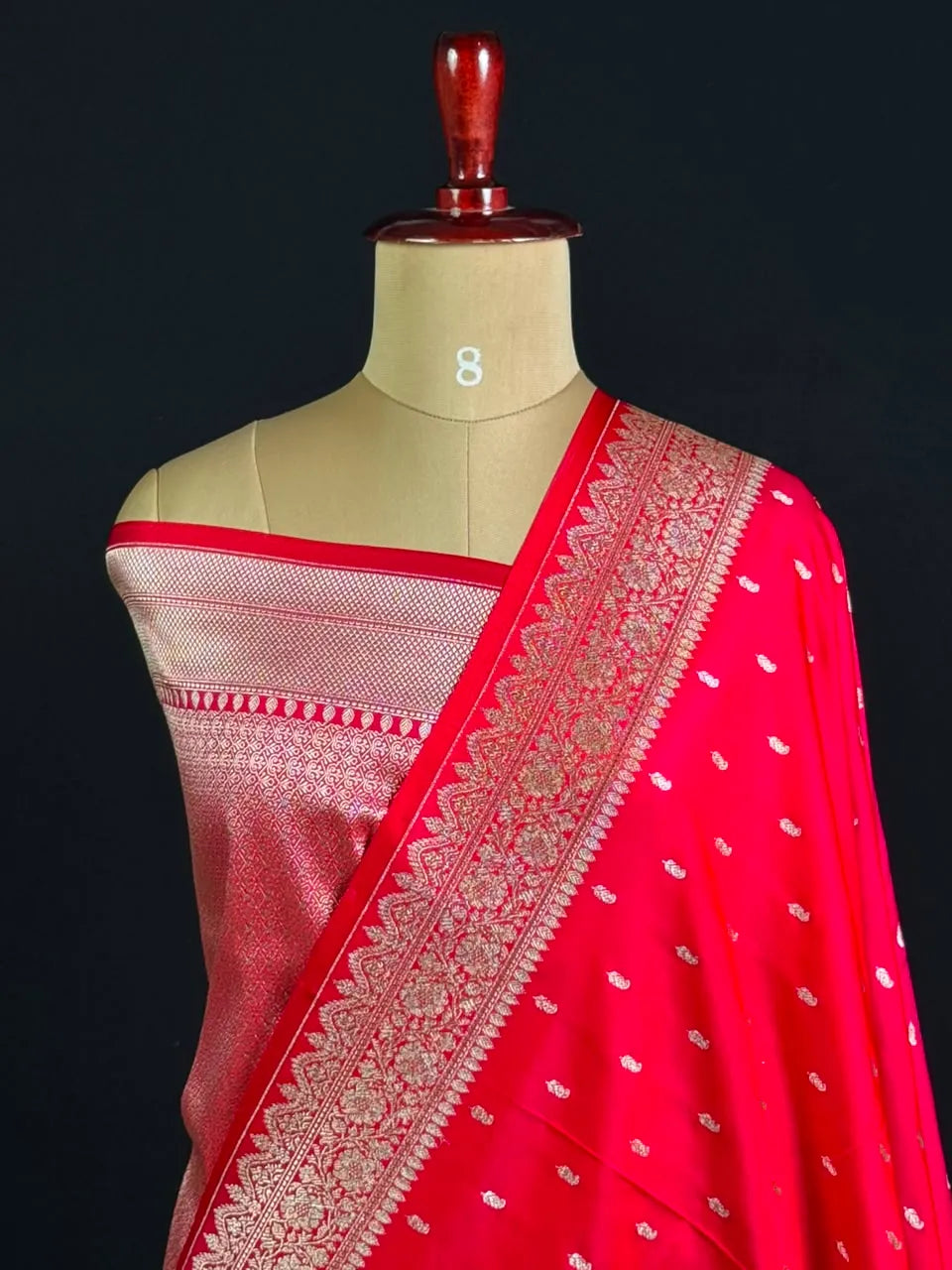 ST Antique Brocade Semi Katan Silk Saree 