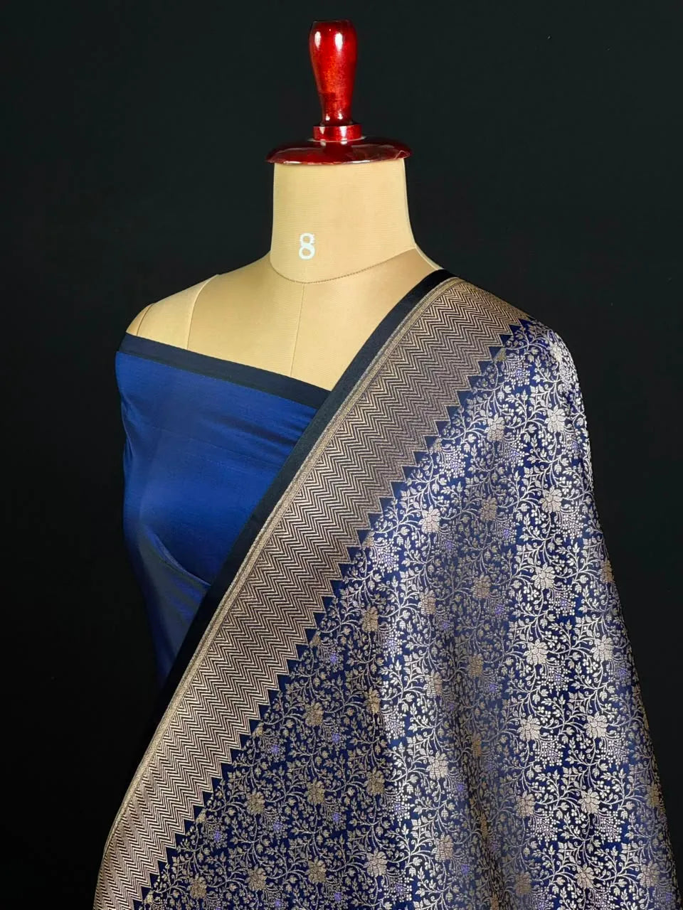 ST Antique Brocade Semi Katan Silk Saree