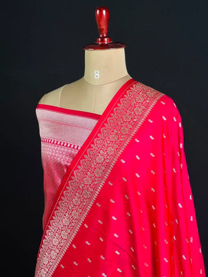 ST Antique Brocade Semi Katan Silk Saree 