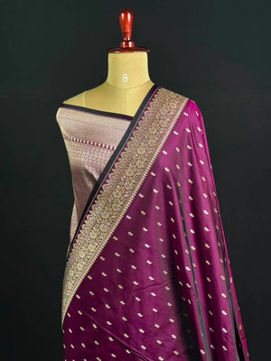 ST Antique Brocade Semi Katan Silk Saree 
