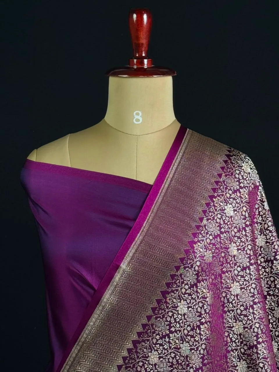 ST Antique Brocade Semi Katan Silk Saree