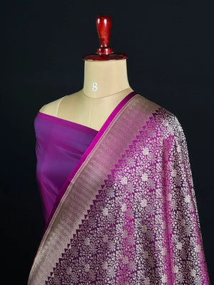 ST Antique Brocade Semi Katan Silk Saree