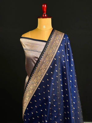 ST Antique Brocade Semi Katan Silk Saree 