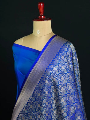 ST Antique Brocade Semi Katan Silk Saree