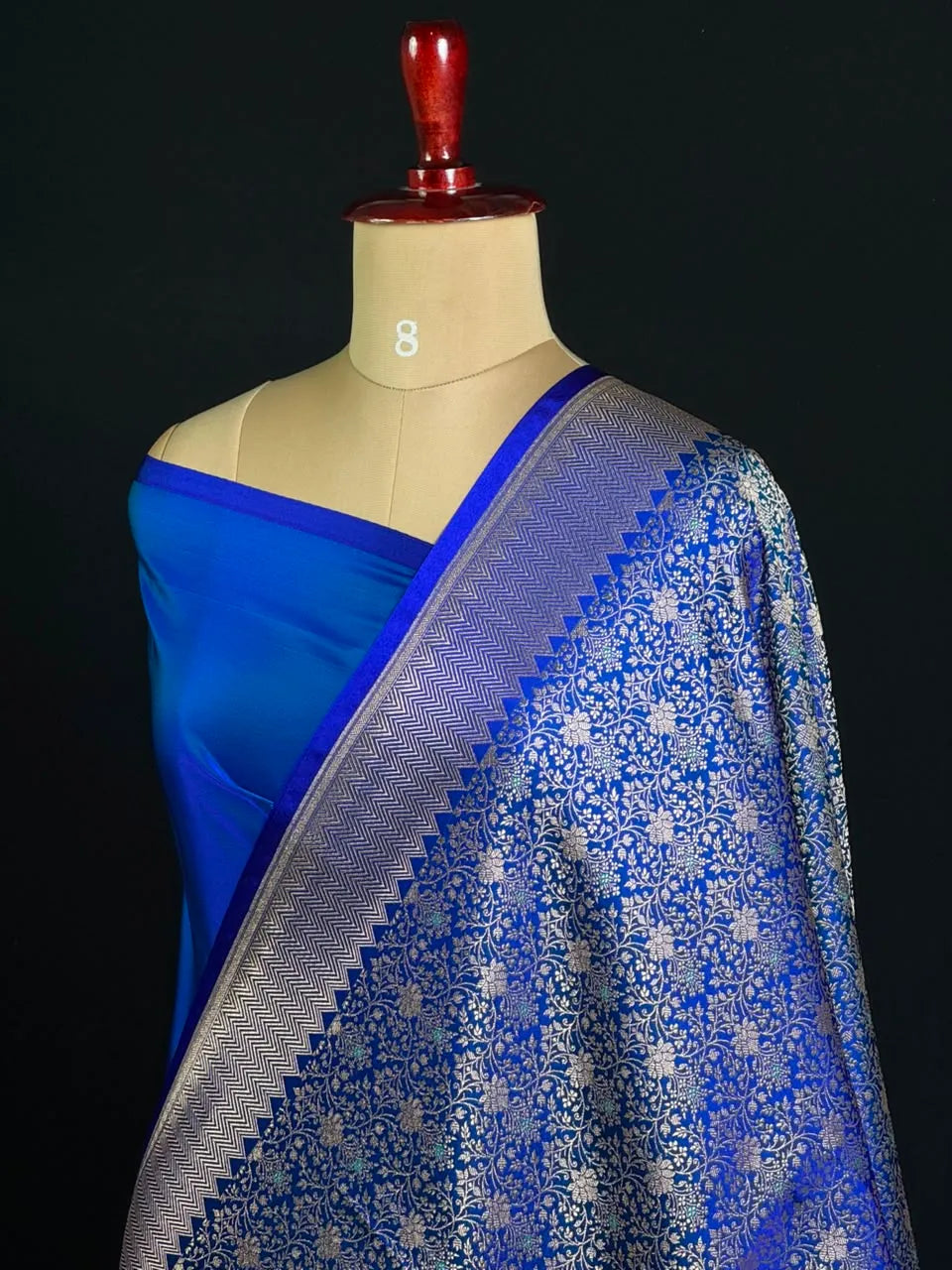 ST Antique Brocade Semi Katan Silk Saree