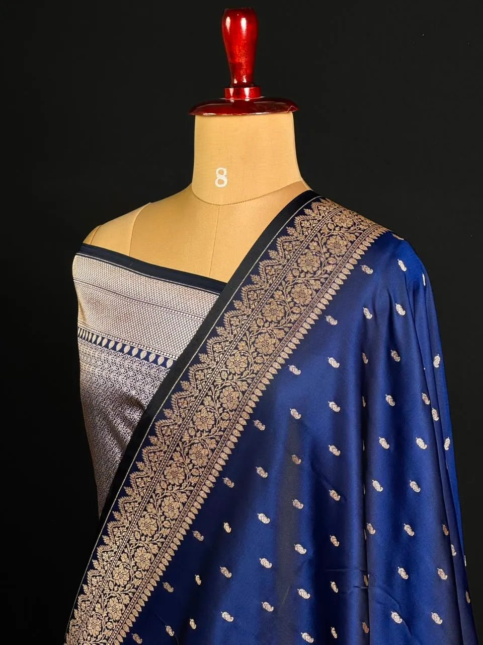 ST Antique Brocade Semi Katan Silk Saree 