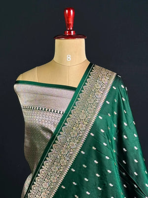 ST Antique Brocade Semi Katan Silk Saree 