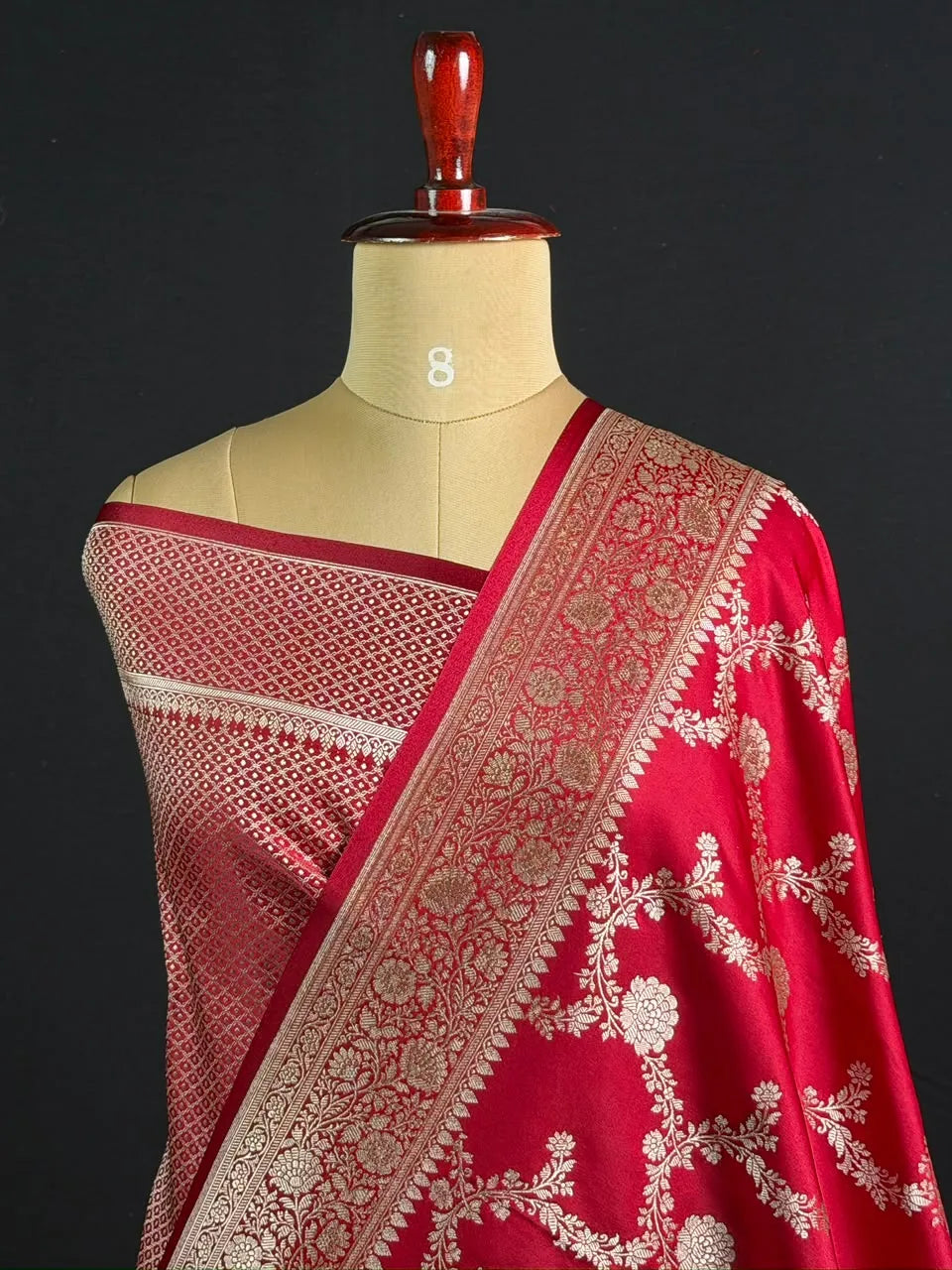 ST Antique Brocade Semi Katan Silk Saree