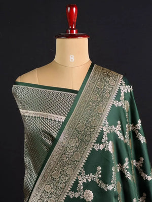 ST Antique Brocade Semi Katan Silk Saree