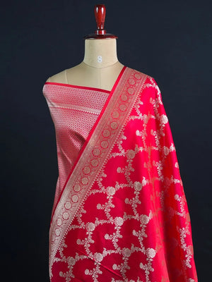 ST Antique Brocade Semi Katan Silk Saree