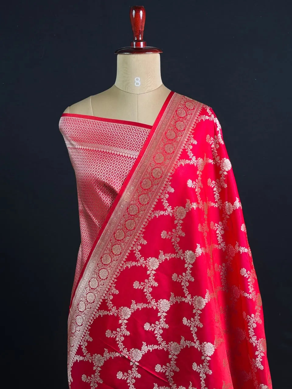 ST Antique Brocade Semi Katan Silk Saree