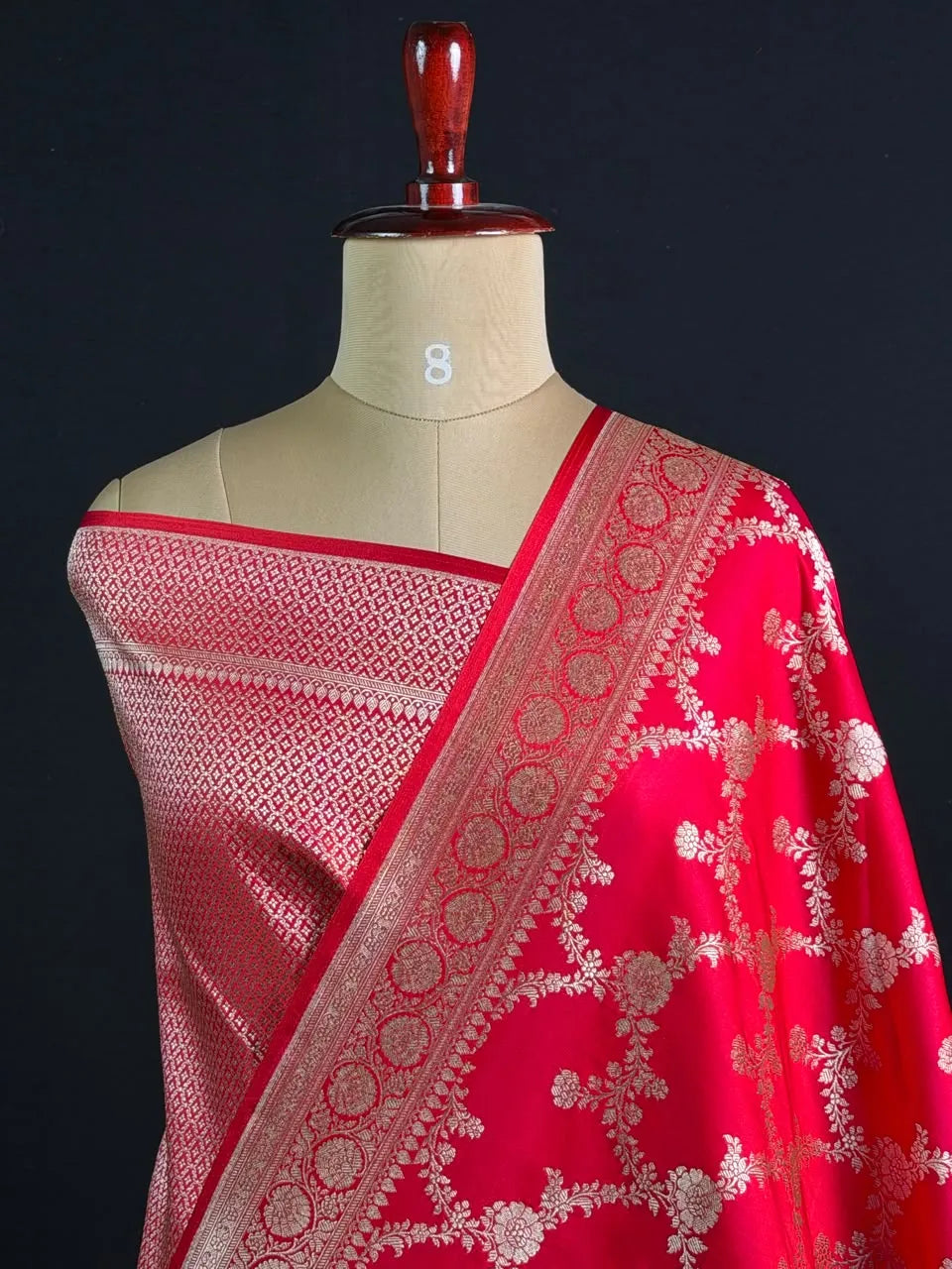 ST Antique Brocade Semi Katan Silk Saree