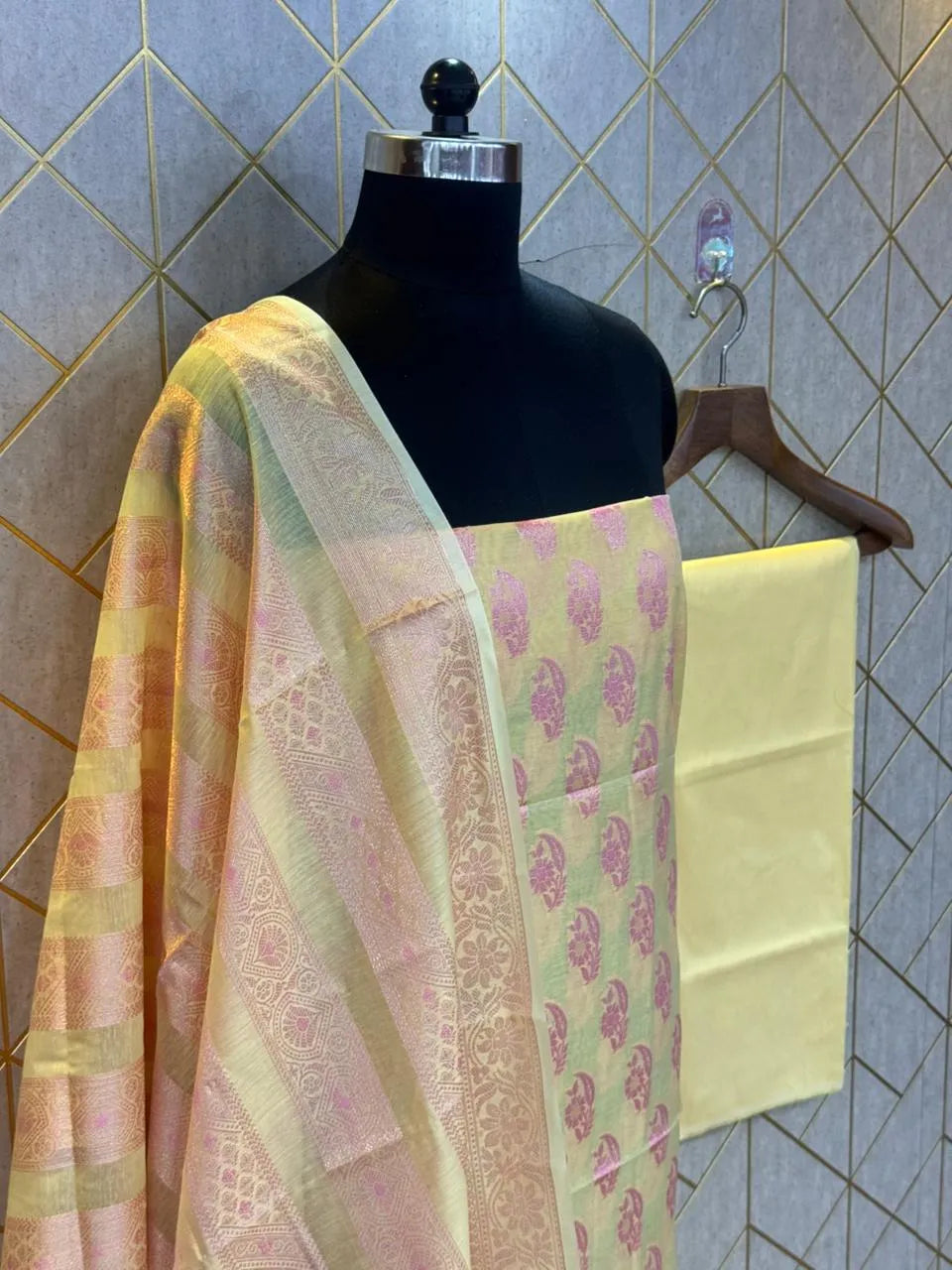Crown of Kashi – Exclusive Banarasi Silk Dress