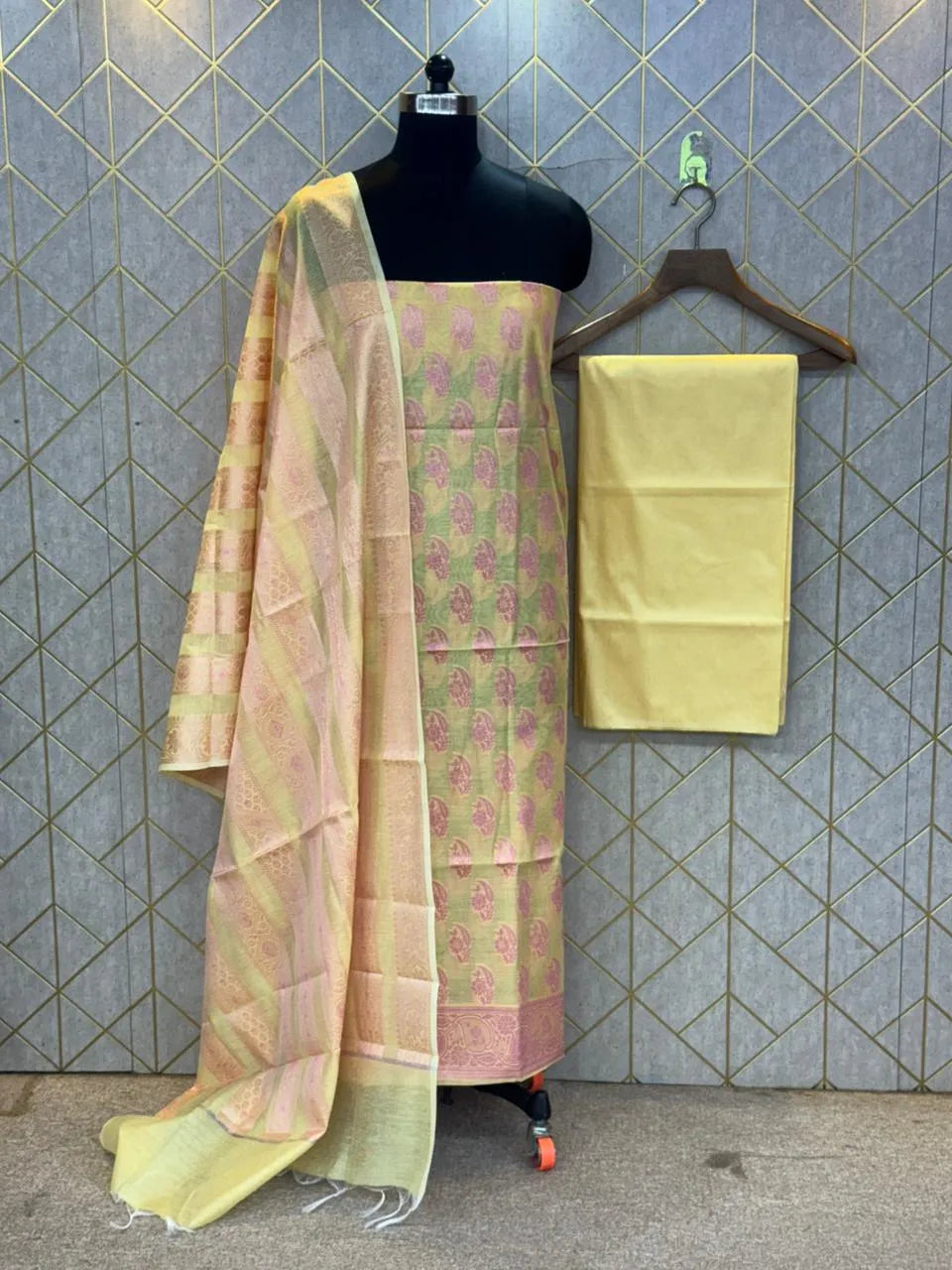 Crown of Kashi – Exclusive Banarasi Silk Dress