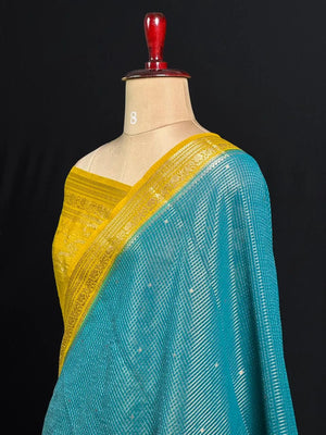 Semi Georgette Silk Saree for Women