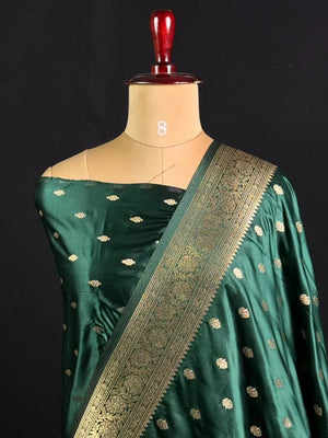 Semi Satin Silk Saree with Smooth Finish & Graceful Drape