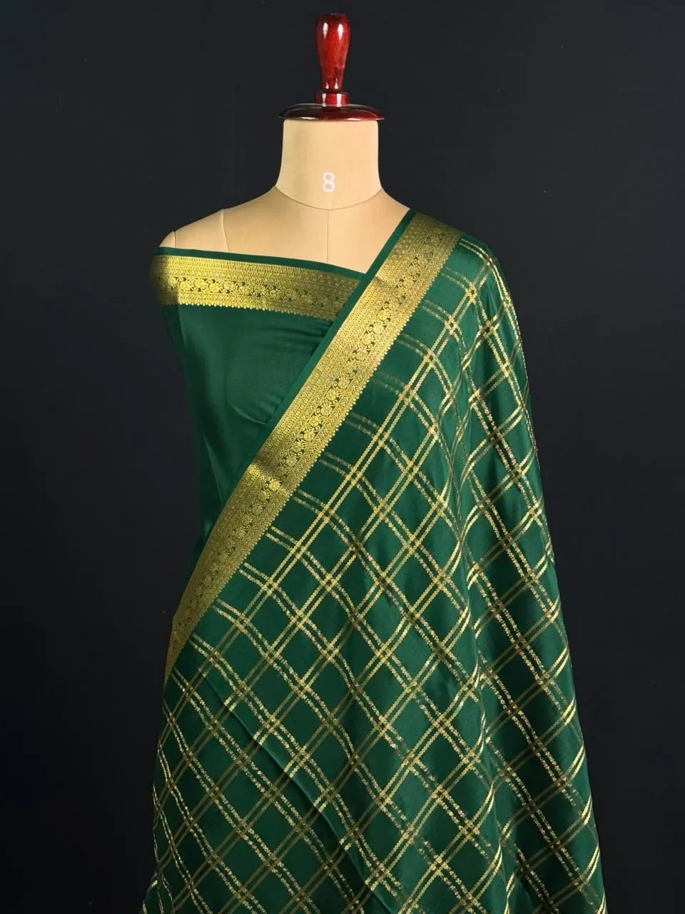Royal Zari Checks Saree