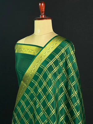 Royal Zari Checks Saree