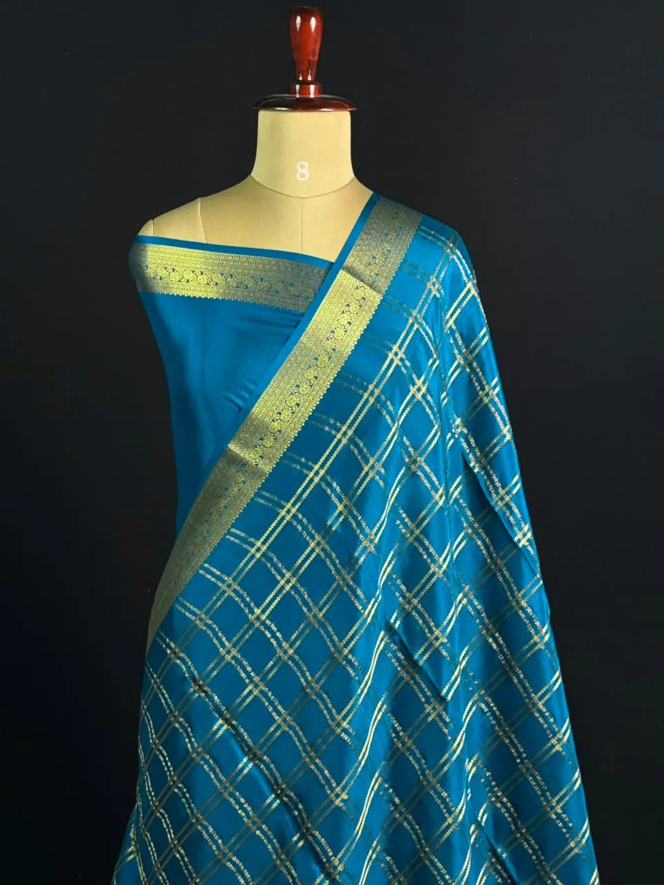 Royal Zari Checks Saree