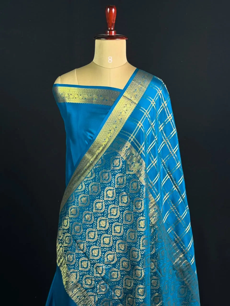 Royal Zari Checks Saree