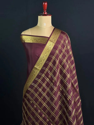 Royal Zari Checks Saree