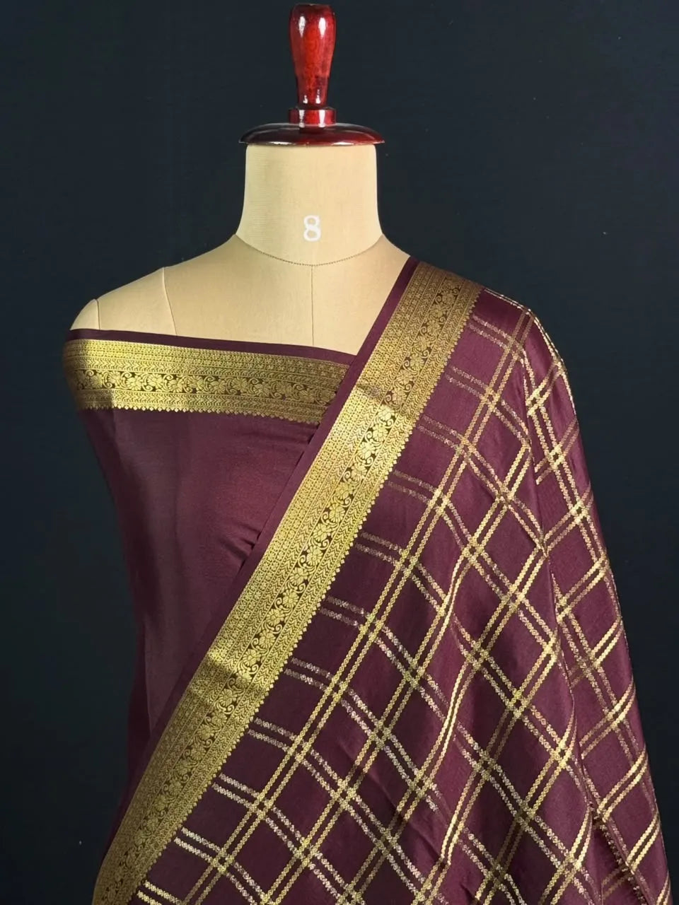 Royal Zari Checks Saree