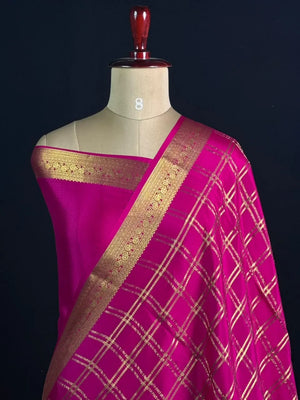 Royal Zari Checks Saree