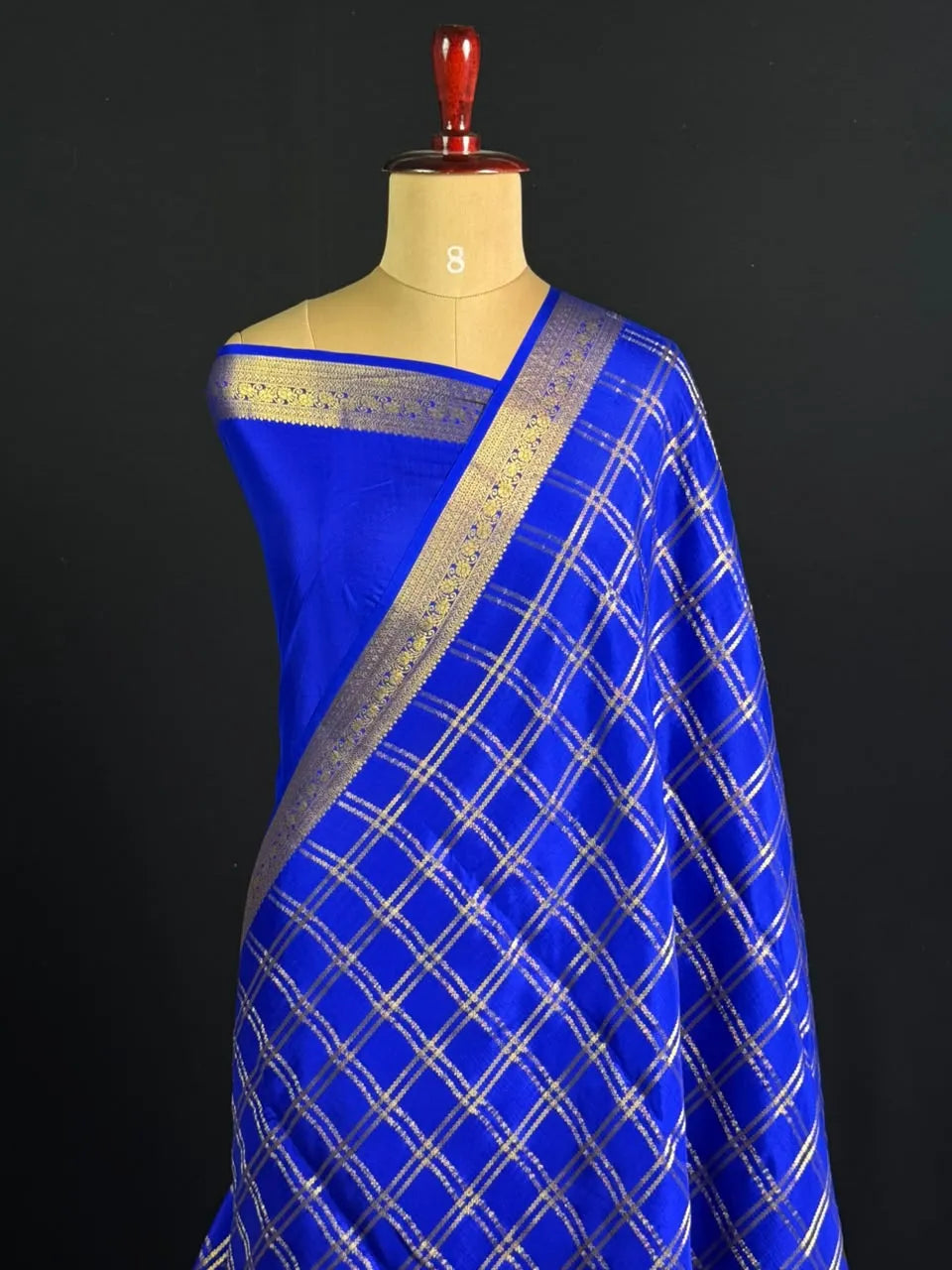 Royal Zari Checks Saree