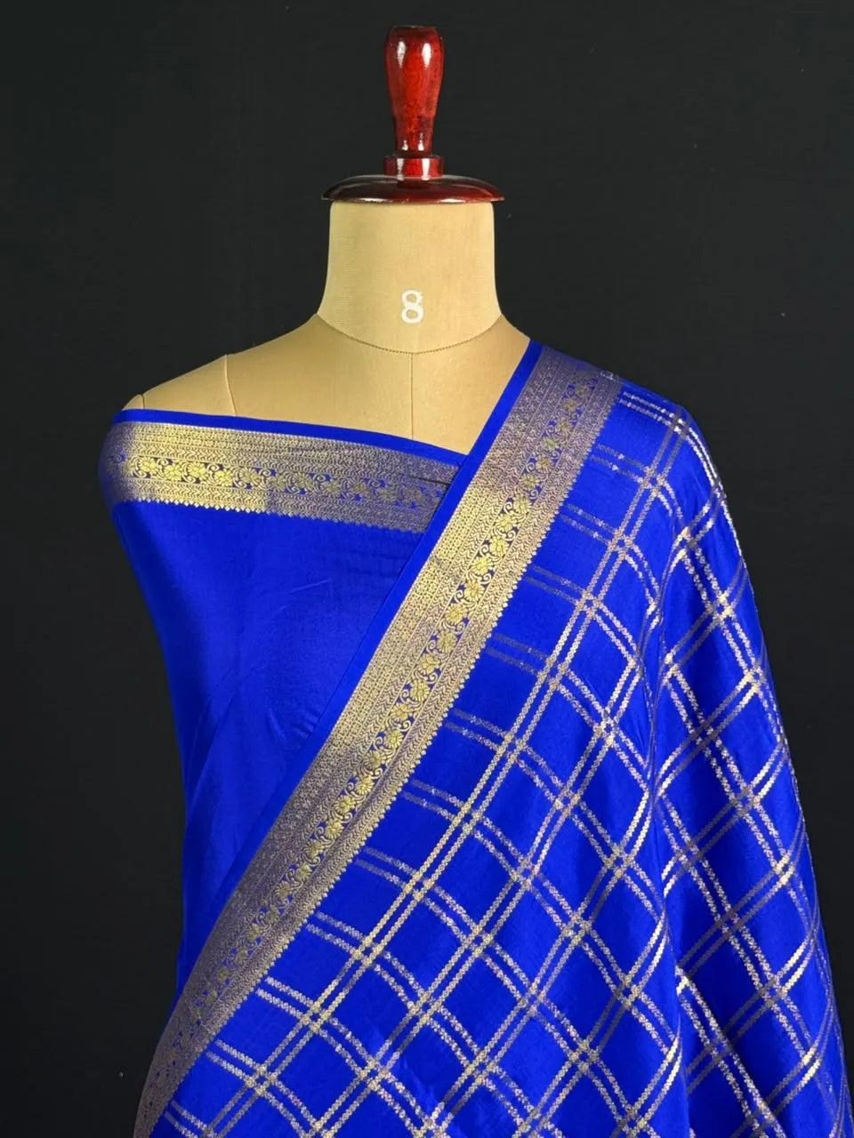 Royal Zari Checks Saree