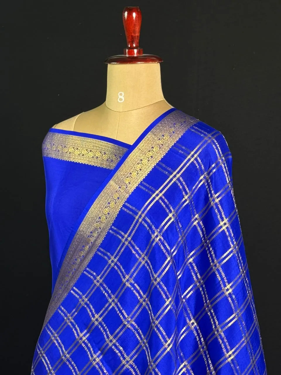 Royal Zari Checks Saree