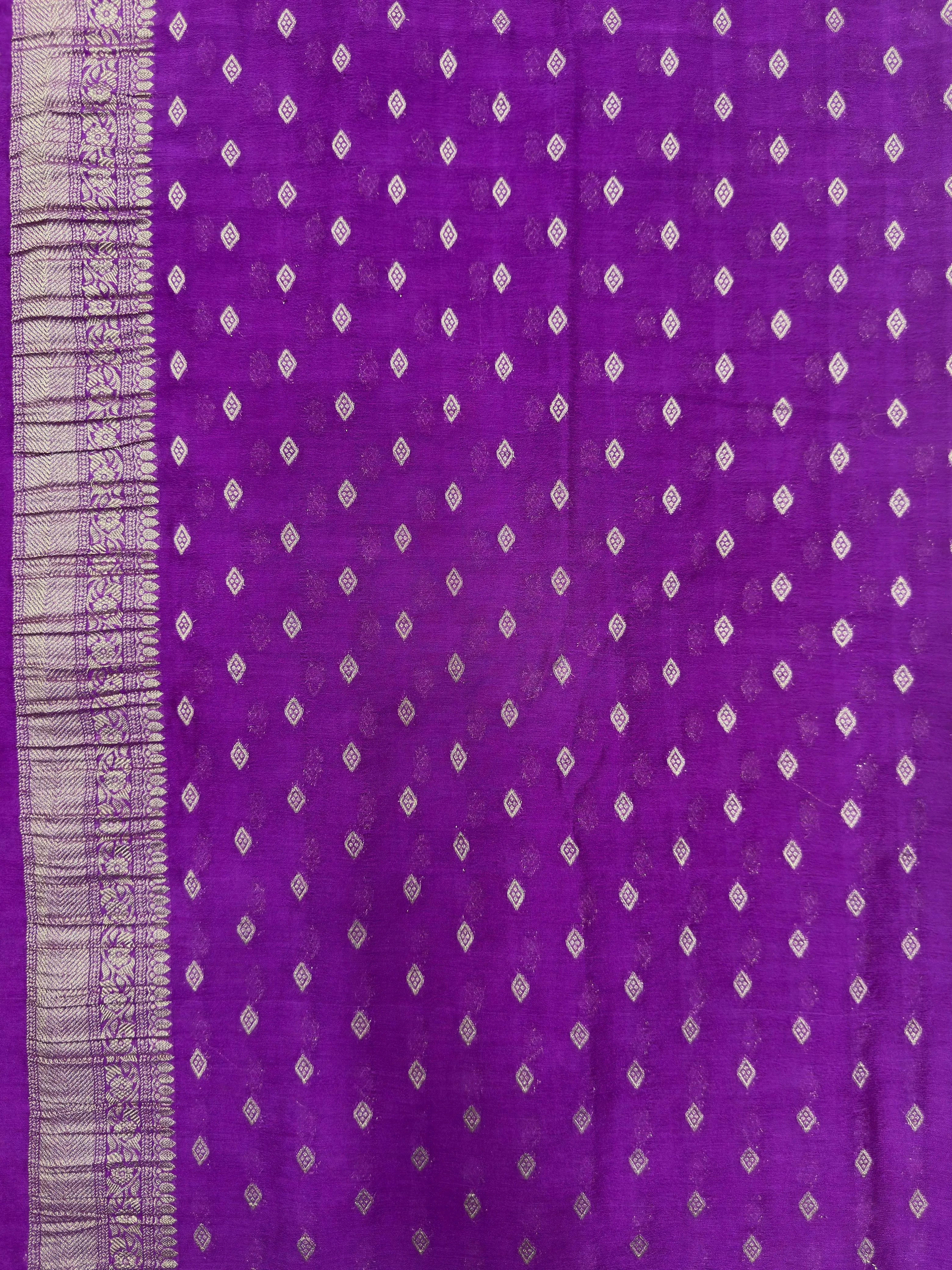 Classic Semi Georgette Silk Saree with Rich Finish (Sanchi New Era)