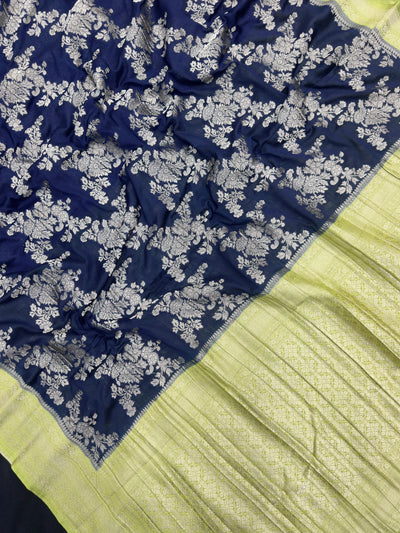 Classic Semi Georgette Silk Saree with Rich Finish (Sanchi New Era) 