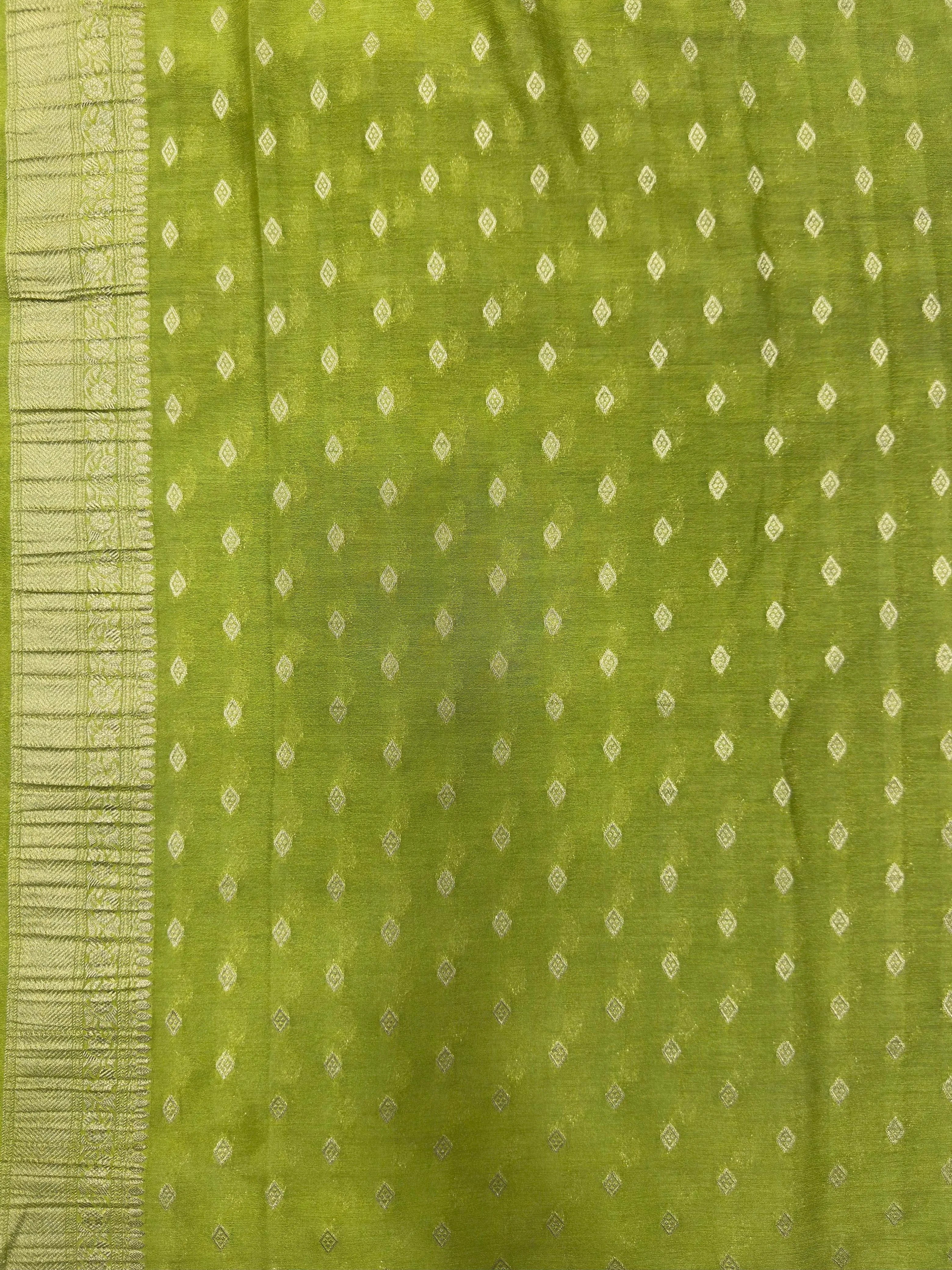 Classic Semi Georgette Silk Saree with Rich Finish (Sanchi New Era) 
