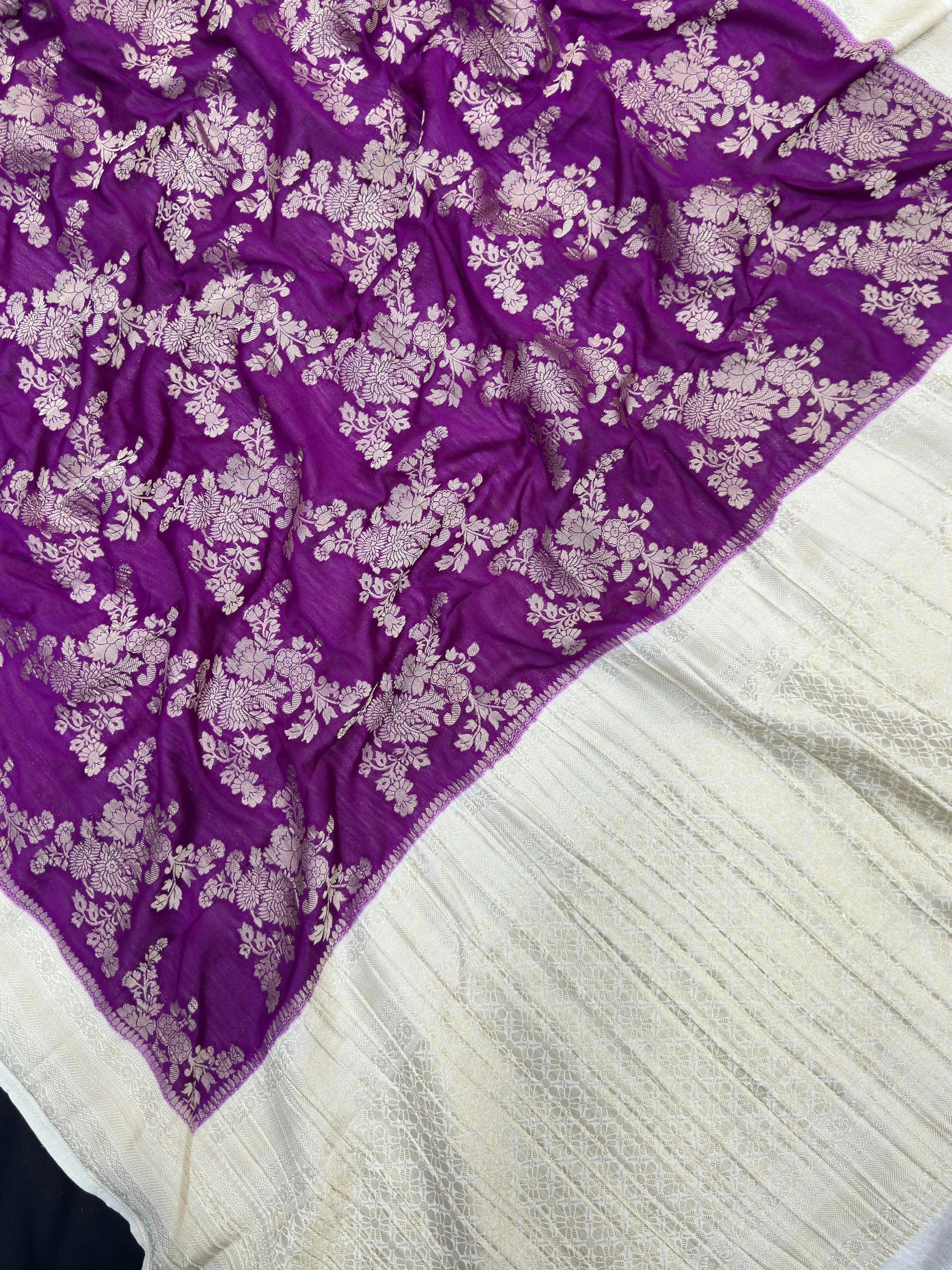 Classic Semi Georgette Silk Saree with Rich Finish (Sanchi New Era) 