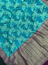 Classic Semi Georgette Silk Saree with Rich Finish (Sanchi New Era)