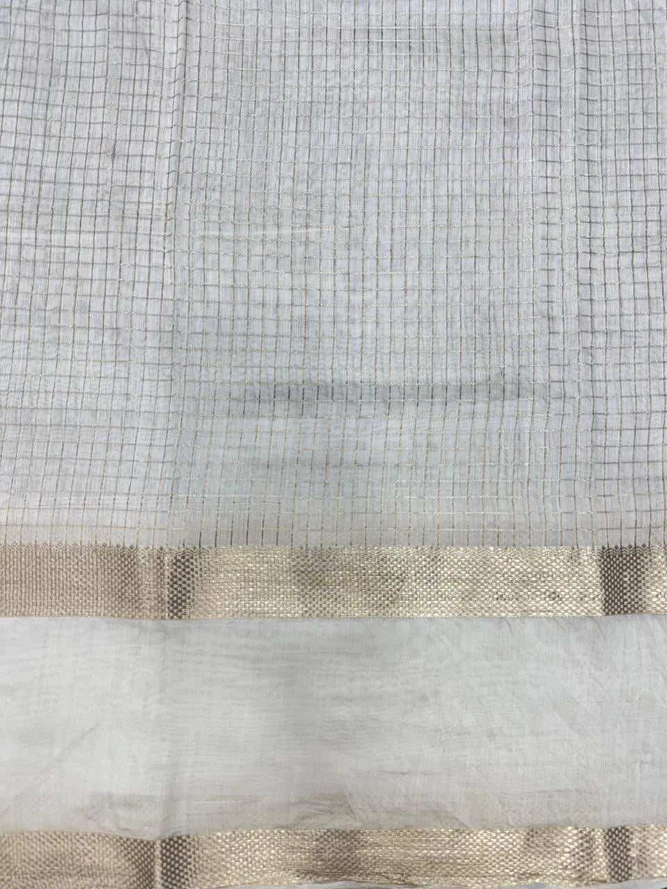 Classic Musk Chex Soft Silk Saree