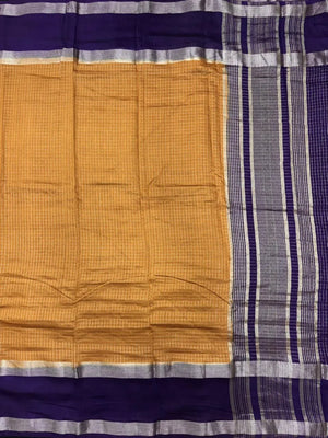 Classic Musk Chex Soft Silk Saree